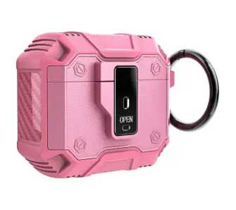 Etui na słuchawki Beline Click Cover AirPods 4 Różowy