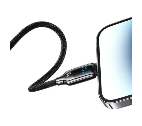 USAMS USB-C do Lightning 30W 1,2m Czarny