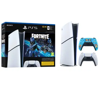 Konsola Sony PlayStation 5 Digital Slim D Chassis (PS5) 1TB Fortnite Cobalt + Dodatkowy Pad Fortnite