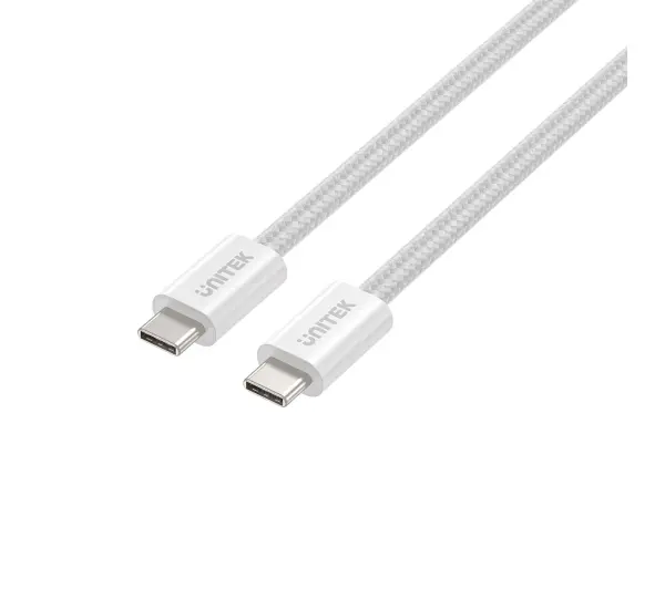 Unitek USB-C do USB-C PD 100W 1m Biały