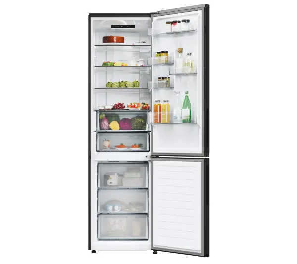 Candy Fresco 300 CNCQ2T620EB Pełny No Frost 205cm Szuflada z kontrolą wilgotności Czarny - TRZECI -55%, ALBO 5-TY ZA 1ZŁ - Kup na Raty - RRSO 0%