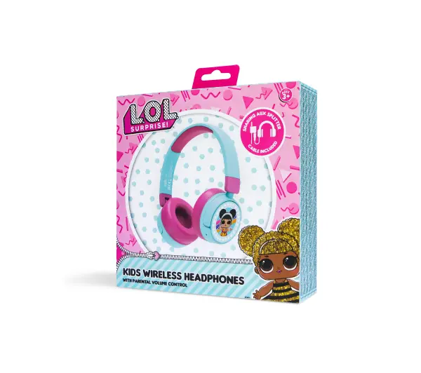 OTL Technologies L.O.L Surprise! Kids Wireless Dla Dzieci Nauszne Niebiesko-różowy
