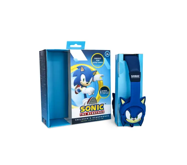 OTL Technologies Sonic The Hedgehog 3D Dla dzieci Nauszne Niebieski