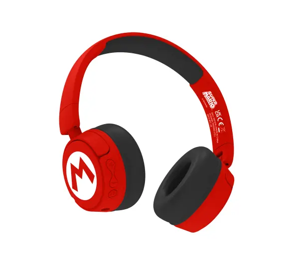 OTL Technologies Mario Kids Dla dzieci Nauszne Czerwony