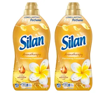 Płyn do płukania Silan Aromatherapy Fascinating Frangipani 92 prania zestaw 2x1,012l