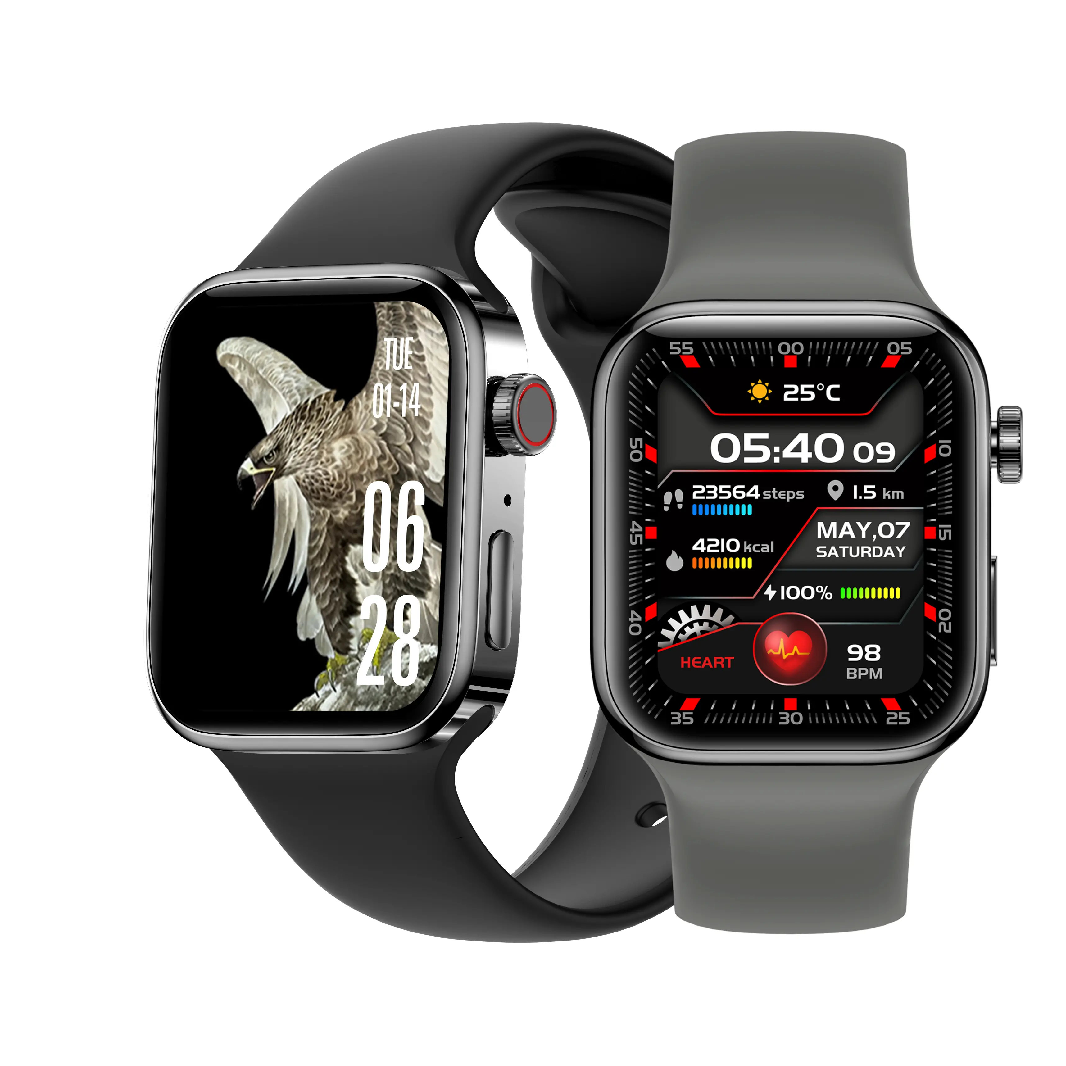 фото Смарт-годинник Yaxo Tampa Titanium Silver