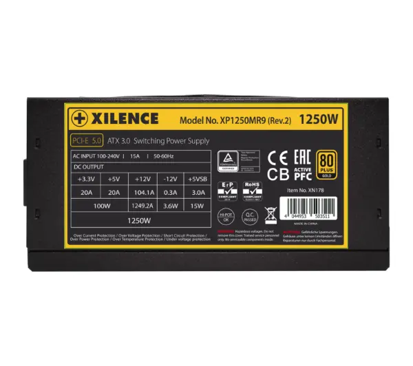 Xilence Performance X+ 1250W 80+ Gold Czarny - Kup na Raty - RRSO 0%