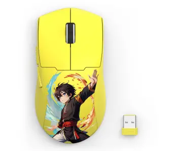 Myszka Redragon M918-AKB-PRO K1NG Pro Max Żółty