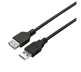 Kabel USB Reinston EKUA01PC 1,8m Czarny
