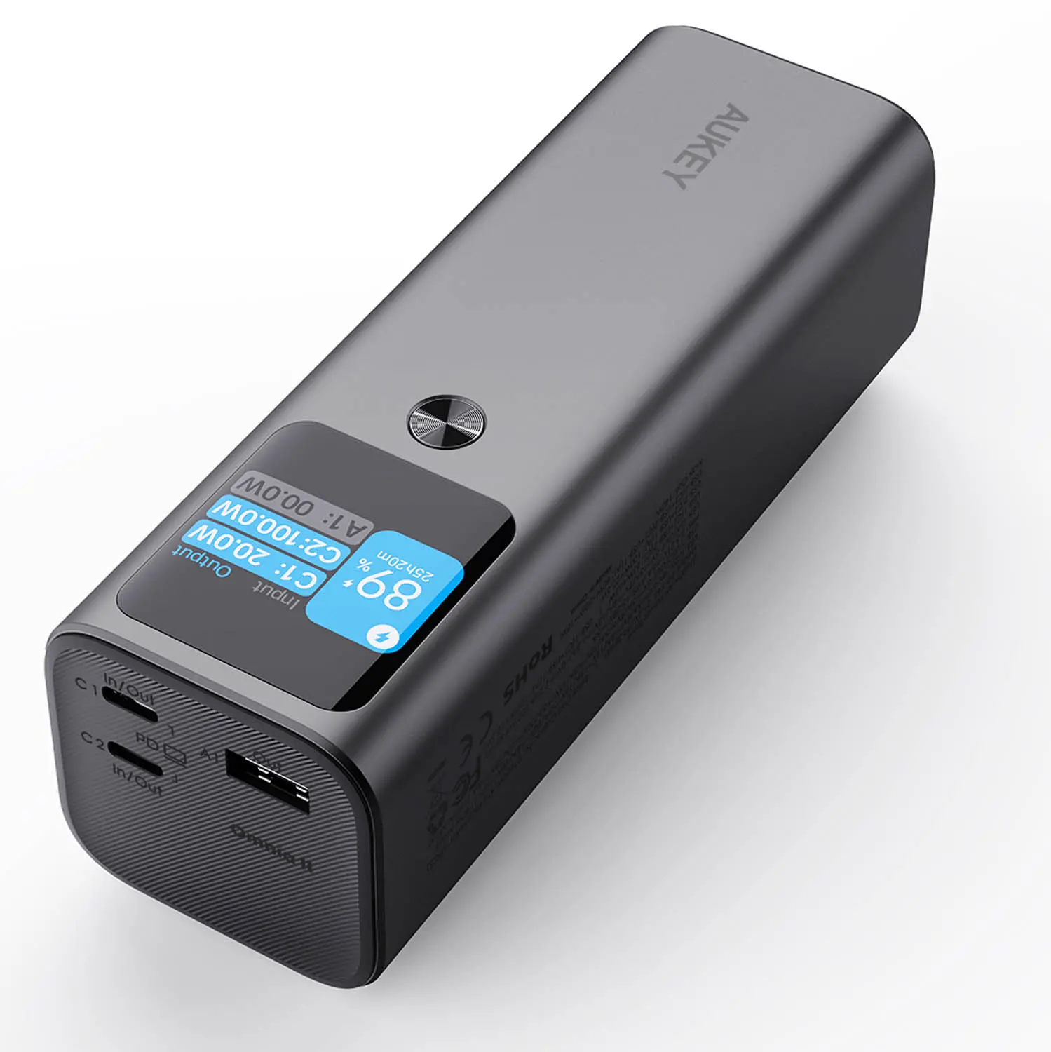 фото Зовнішній акумулятор (павербанк) Aukey 27600mAh 140W Black (PB-Y45)