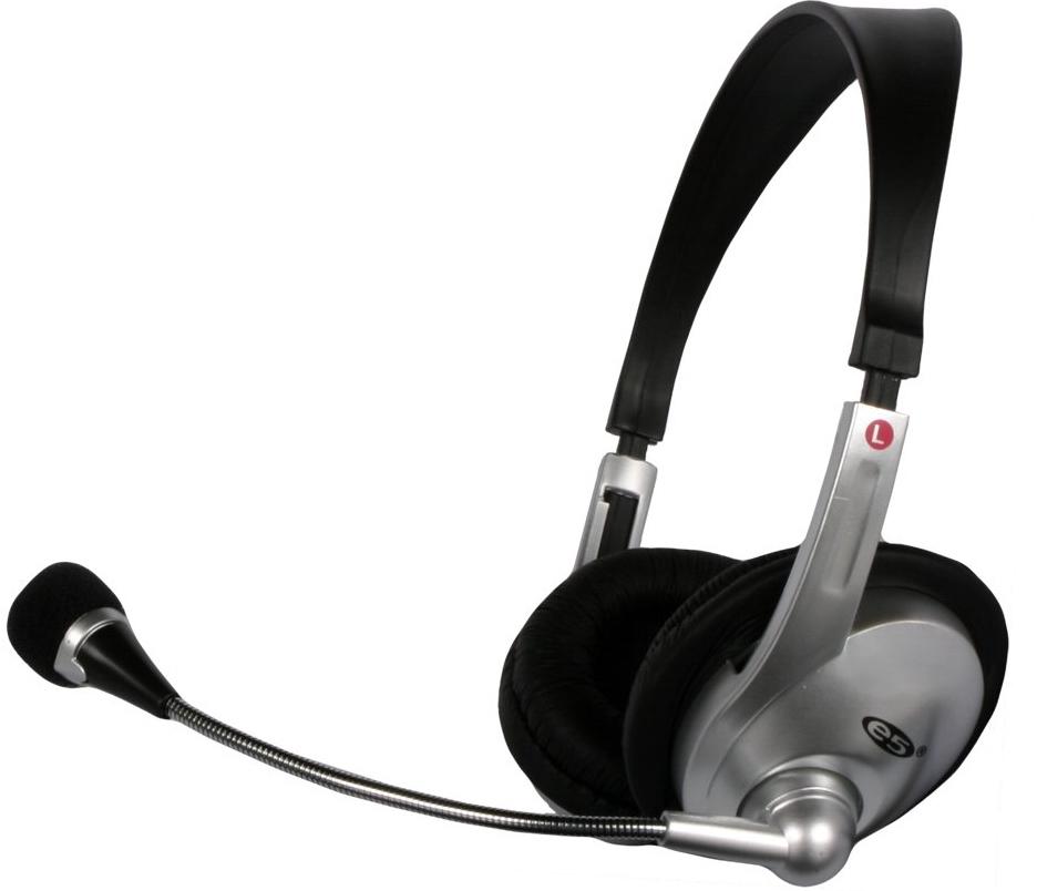 Słuchawki przewodowe z mikrofonem e5 RE00868 Classic