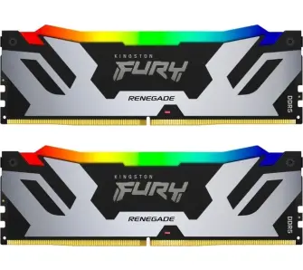Pamięć RAM Kingston FURY Renegade RGB DDR5 96GB (2 x 48GB) 6400 CL32 Srebrny