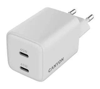Canyon CU45CC GaN 45W 2xPD Biały