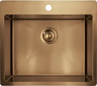 Zlewozmywak Deante Olfato Precious ZPO_C10B Stal szlachetna Brąz szczotkowany
