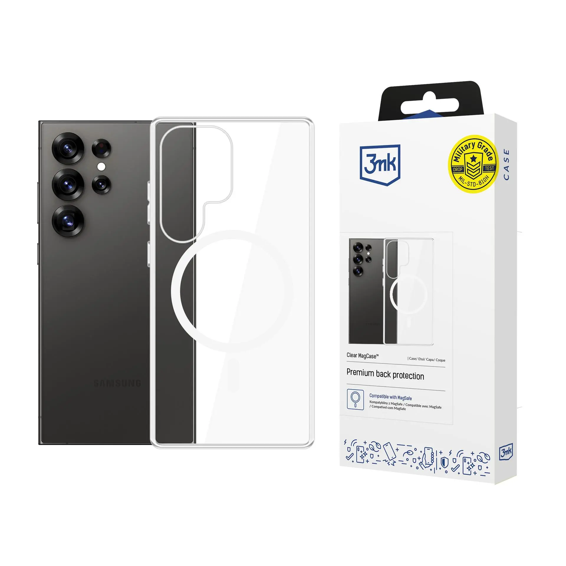 Etui 3mk Clear MagCase do Samsung Galaxy S25 Ultra