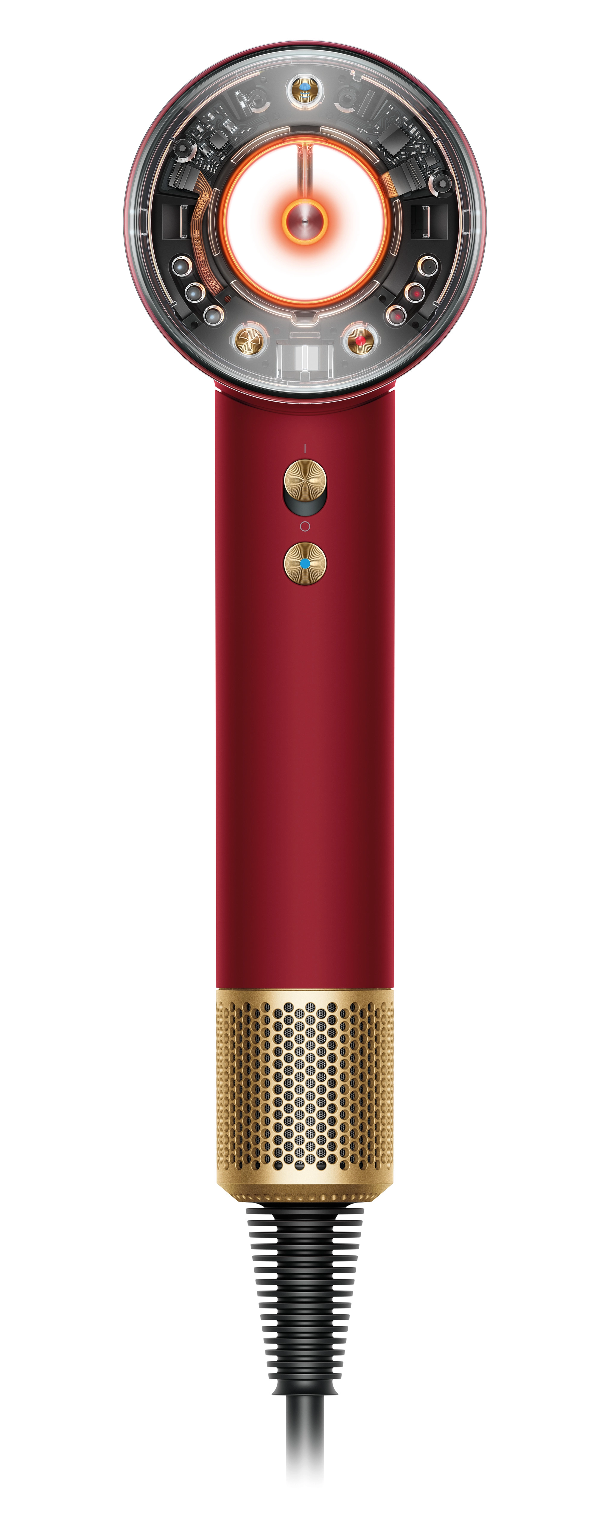 фото Фен Dyson Supersonic HD16 Nural Red Velvet/Gold (594823-01)