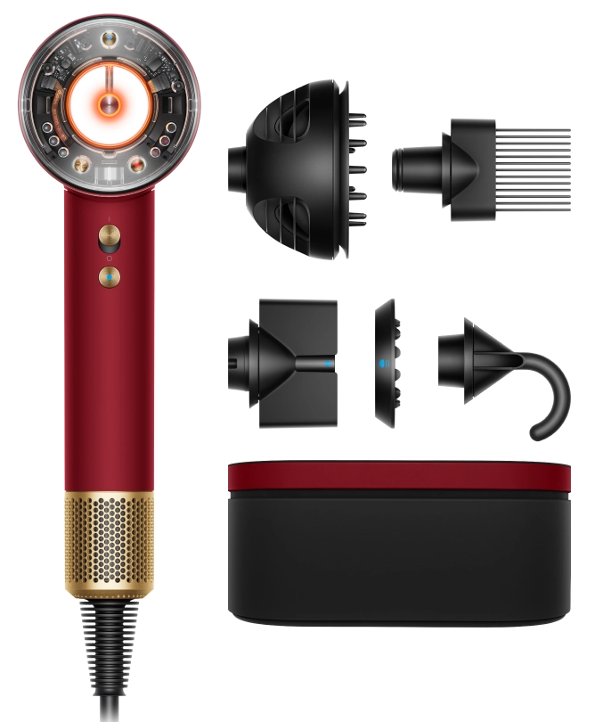 Suszarka do włosów Dyson Supersonic Nural 594823-01 Jonizacja Dyfuzor Zimny nawiew 1600W 3 prędkości 4 temperatury