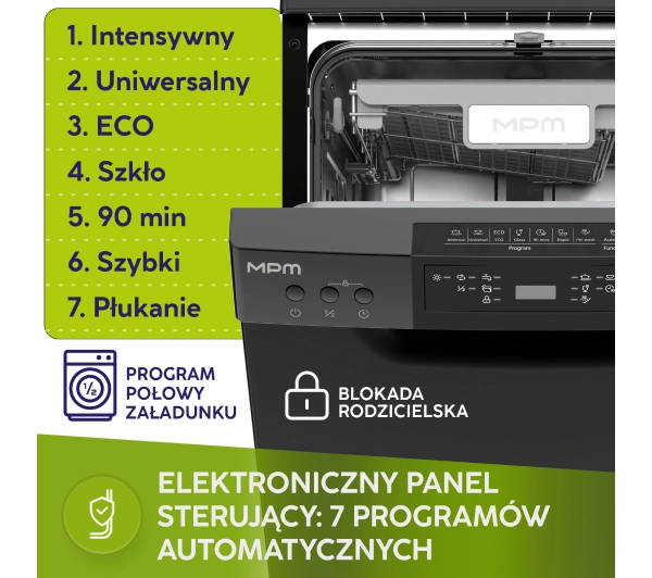 MPM 45-ZMF-02 Automatyczne otwieranie drzwi Szuflada na sztućce - Kup na Raty - RRSO 0%