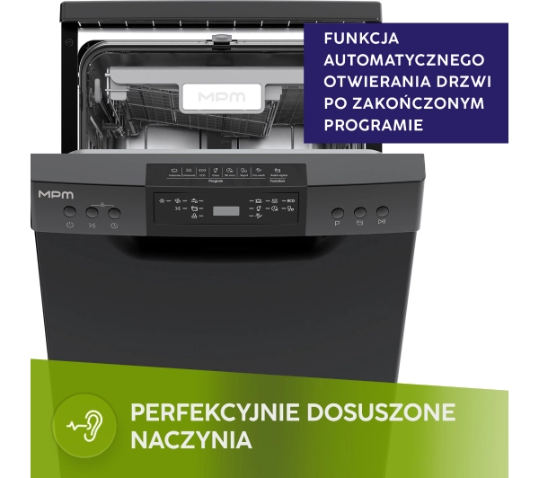 MPM 45-ZMF-02 Automatyczne otwieranie drzwi Szuflada na sztućce - Kup na Raty - RRSO 0%