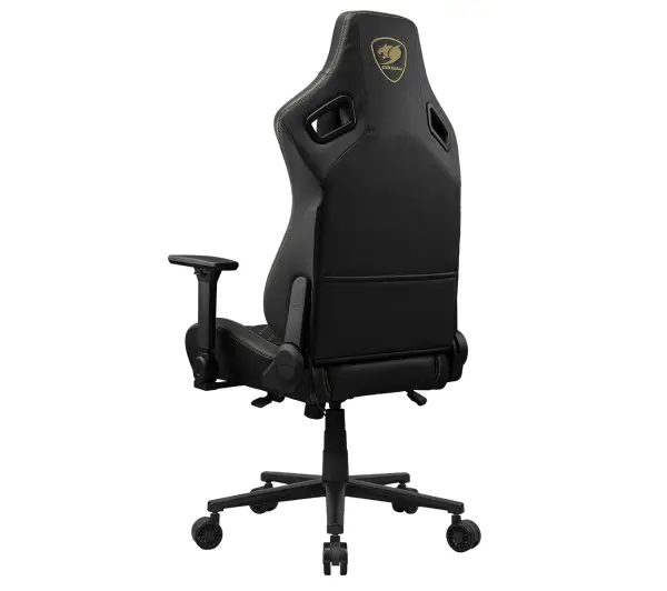 Cougar Defensor Gold F Gamingowy 120kg Tkanina Czarno-złoty - Kup na Raty - RRSO 0%