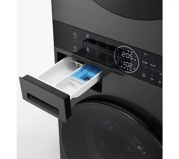 LG WashTower WT1210BBF 66cm 12kg/10kg Zdalne sterowanie - Kup na Raty - RRSO 0%