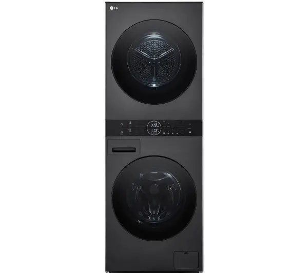 Pralki - LG WashTower WT1210BBF 66cm 12kg/10kg Zdalne sterowanie