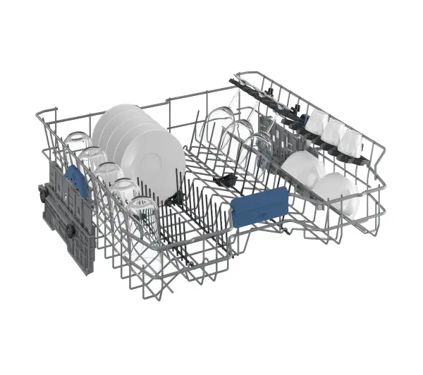 Beko b300 DEN48530X 59,9cm Automatyczne otwieranie drzwi Szuflada na sztućce - Kup na Raty - RRSO 0%