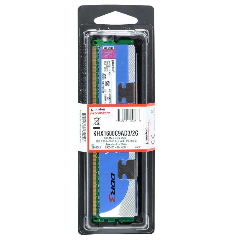 Pamięć RAM Kingston DDR3 2GB 1600 CL9