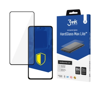 Szkło hartowane 3mk HardGlass MAX LITE BLACK do Redmi Note 14 Pro