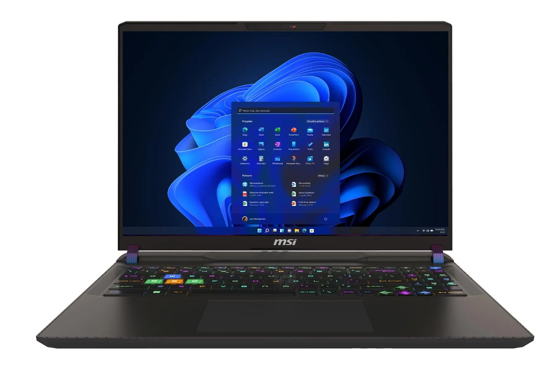 Laptop gamingowy MSI Vector 16 HX A14VIG-830PL 16" 240Hz i9-14900HX 32GB RAM 1TB Dysk SSD RTX4090 DLSS3 Win11 Szary