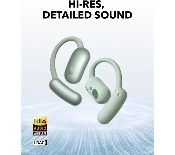 Soundcore Aerofit 2 Przewodnictwo powietrzne Bluetooth 5.4 Funkcje AI Zielony - Kup na Raty - RRSO 0%