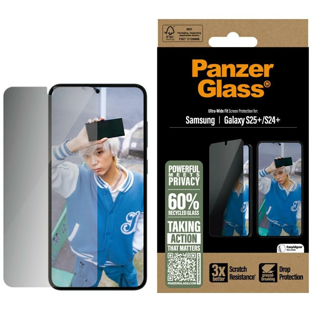 Szkło hartowane PanzerGlass Ultra-Wide Fit do Galaxy S25 Plus