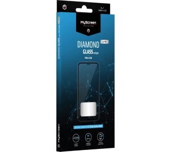 Szkło hartowane MyScreen Protector Diamond Lite Glass Edge Full Glue do iPhone 16 Czarny
