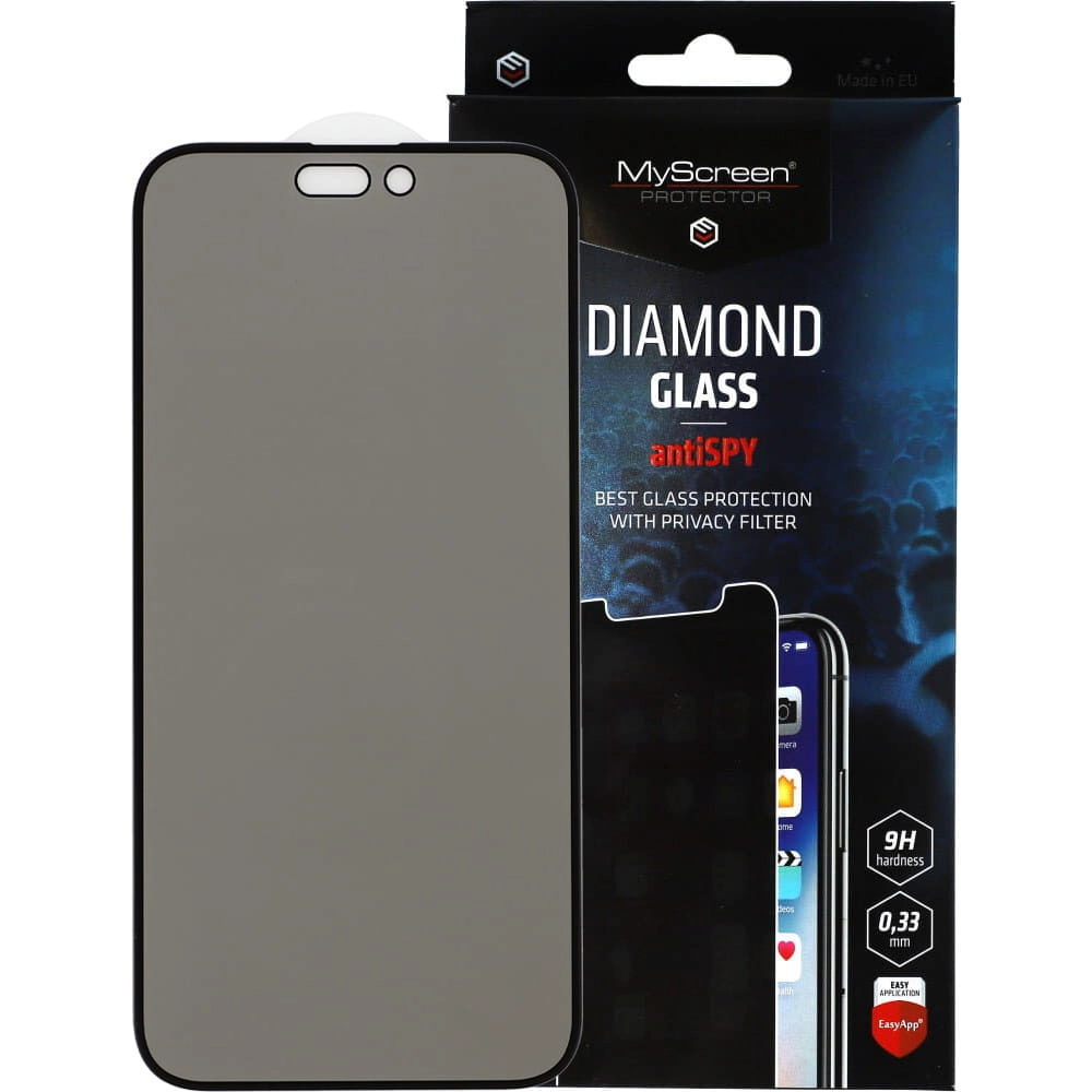 Folia hydrożelowa MyScreen Protector Diamond Glass Edge Full Glue do iPhone 16 Plus Czarny