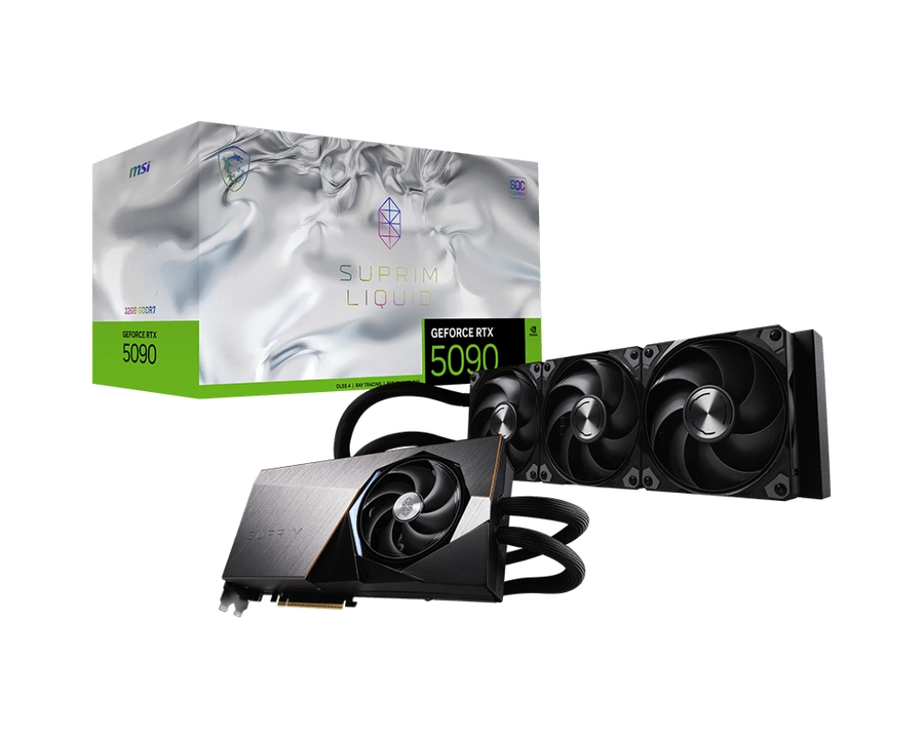 Karta graficzna MSI GeForce RTX 5090 Suprim Liquid SOC 32GB GDDR7 512bit DLSS 4