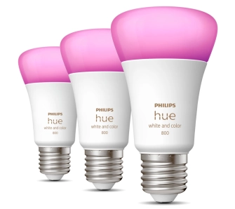 Żarówka LED Philips Hue White and Color Ambiance E27 800lm 3szt.