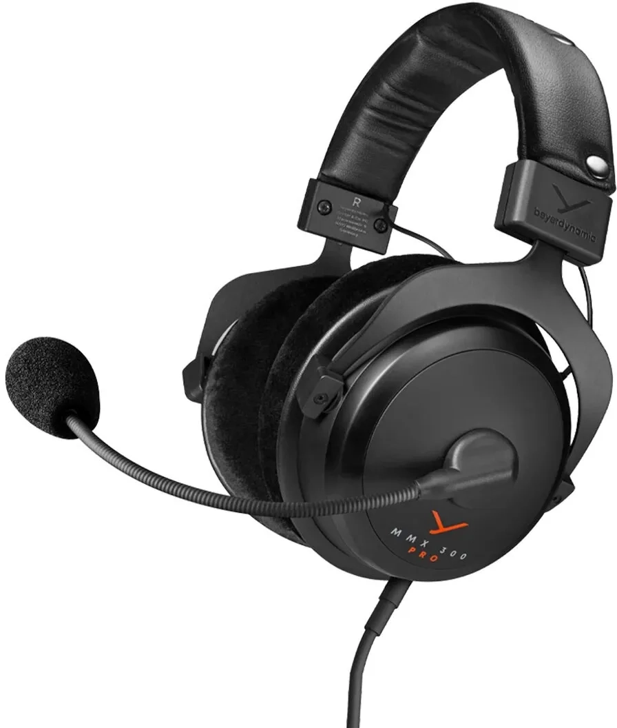 Słuchawki przewodowe z mikrofonem Beyerdynamic MMX 300 PRO Nauszne Czarny