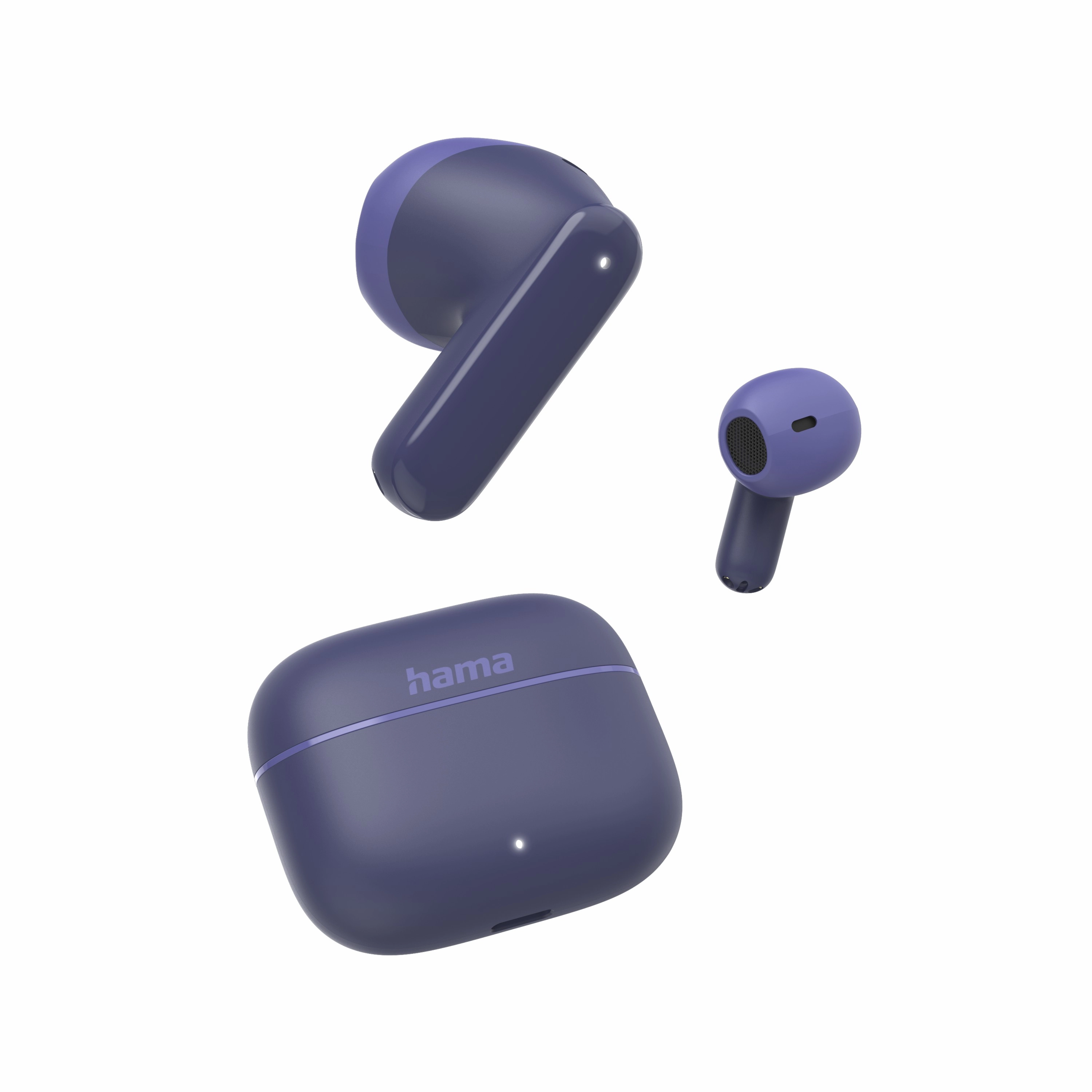 Słuchawki bezprzewodowe Hama TWS Freedom Light II Douszne Bluetooth 5.3 Niebieski