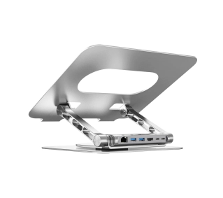 Unitek D1109B01 z odłączanym hubem USB-C HDMI 1,4, 4K PD 100W Srebrny - Kup na Raty - RRSO 0%