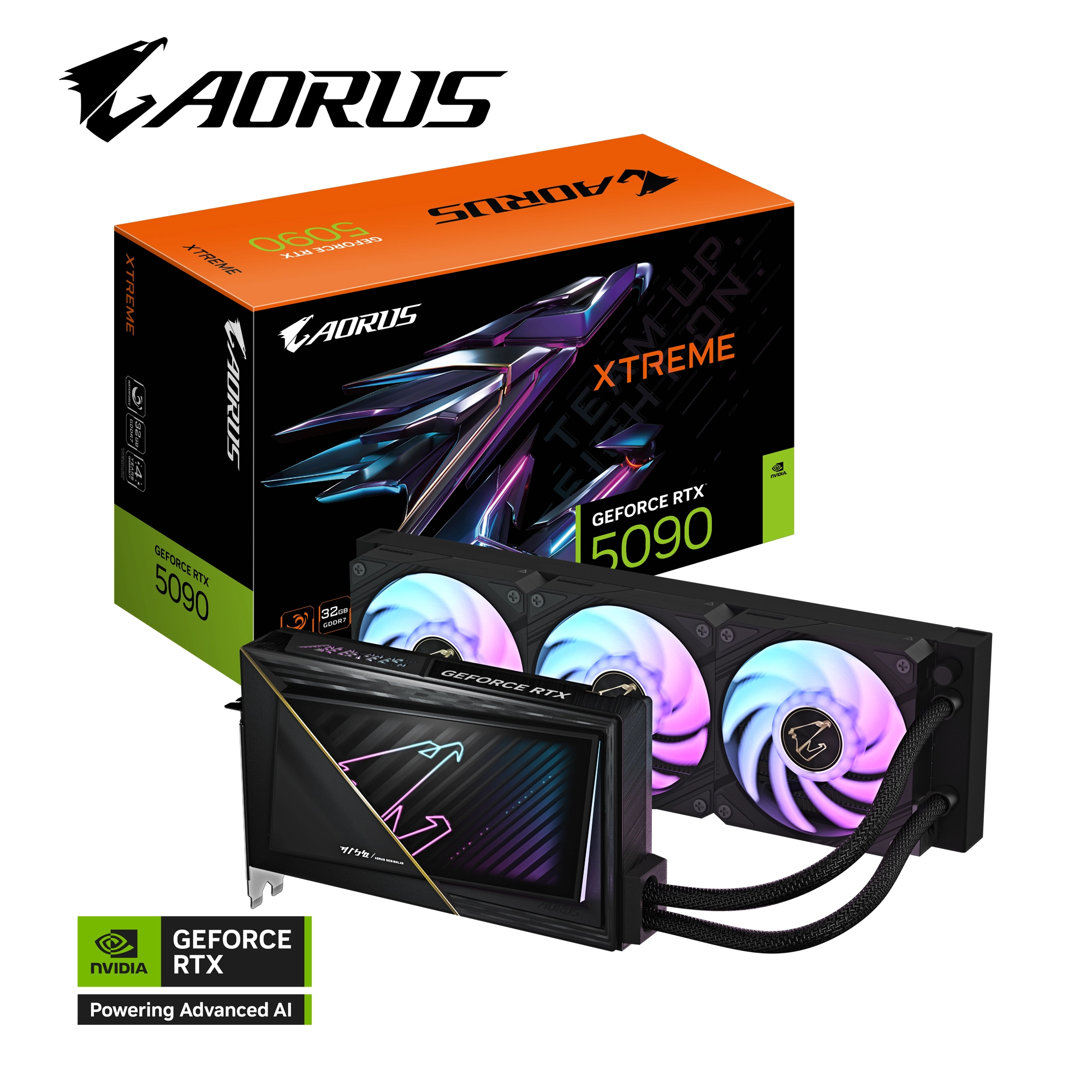 Karta graficzna Gigabyte GeForce RTX 5090 XTREME WATERFORCE 32GB GDDR7 512bit DLSS 4