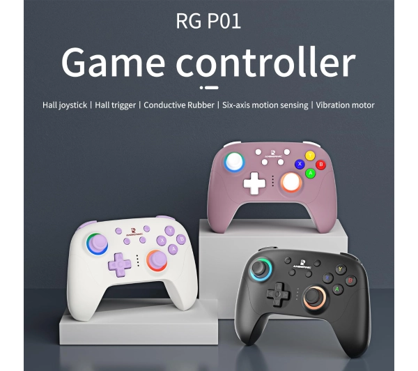 Anbernic RGP01 do PC, Steam, Android, iOS, Nintendo Switch Biało-beżowy