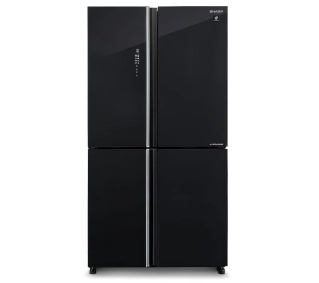 Sharp SJ-GP780D-BK Pełny No Frost 183cm Szuflada z kontrolą wilgotności Czarne szkło - TRZECI -55%, ALBO 5-TY ZA 1ZŁ - Kup na Raty - RRSO 0%