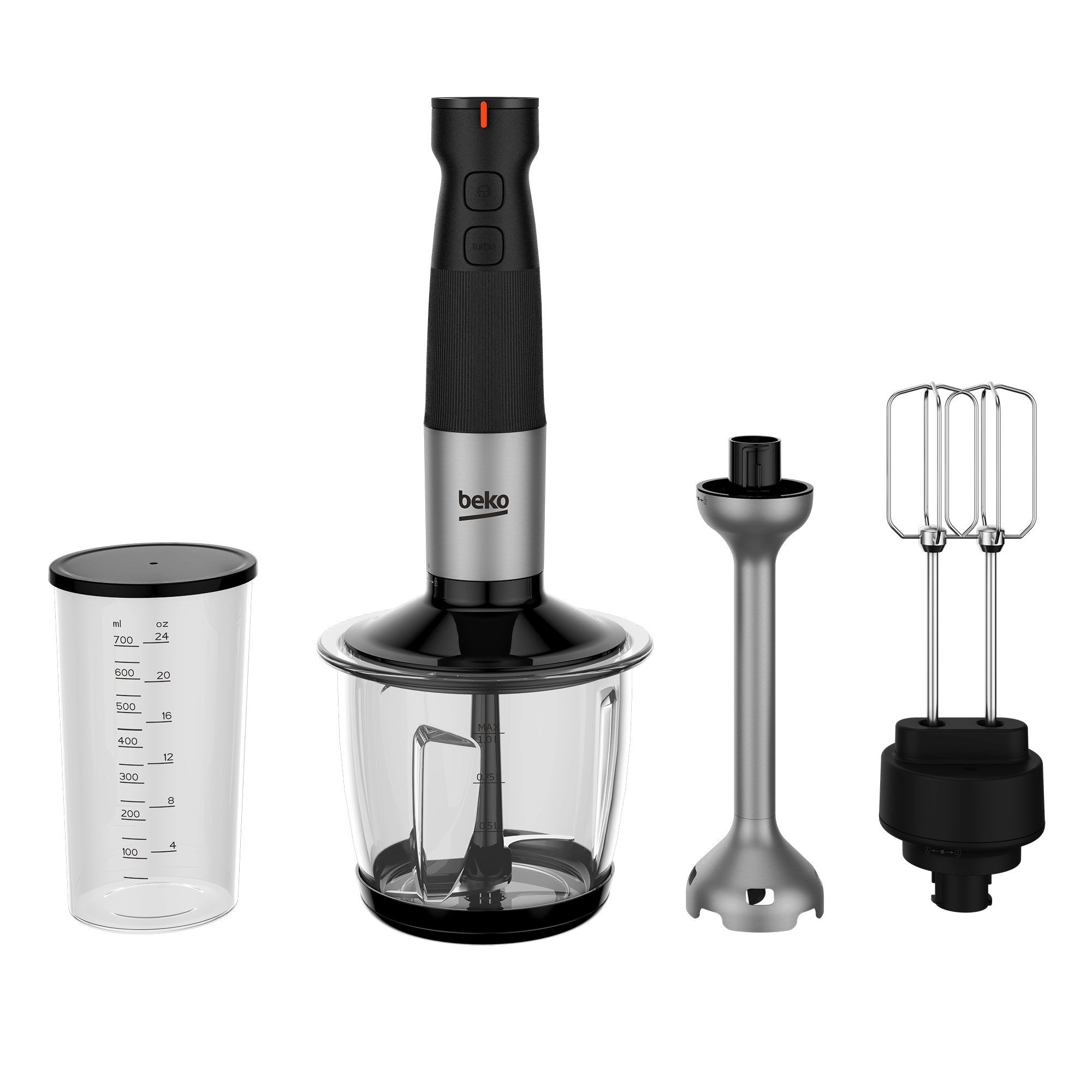 Blender Beko Sirius HBA81762BX 750W Rozdrabniacz Końcówka do ubijania