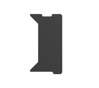 Blat Genesis Holm Modular Boczny Prawy 40cm Czarny