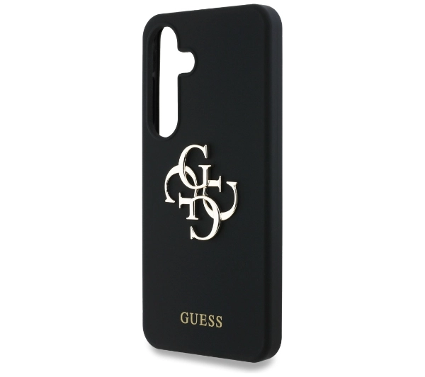 Guess Silicone Big 4G Logo Bottom Script Galaxy S25 Czarny