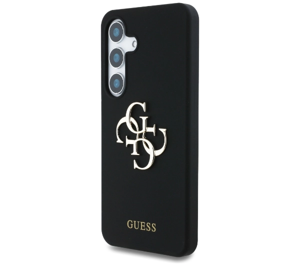 Guess Silicone Big 4G Logo Bottom Script Galaxy S25 Czarny