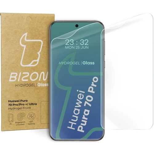 Folia hydrożelowa Bizon na ekran Hydrogel Front do Huawei Pura 70 Pro/Pro+/Ultra 2 sztuki