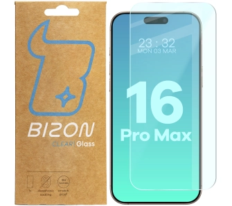 Szkło hartowane Bizon Clear 2 do iPhone 16 Pro Max