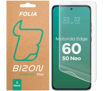 Folia hydrożelowa Bizon na ekran Hydrogel Front do Motorola Edge 50 Neo/60 Neo 2 sztuki