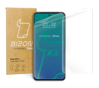 Folia hydrożelowa Bizon na ekran Hydrogel do Pixel 8 Pro 2 sztuki